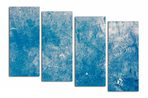 Модульная картина Синяя текстура